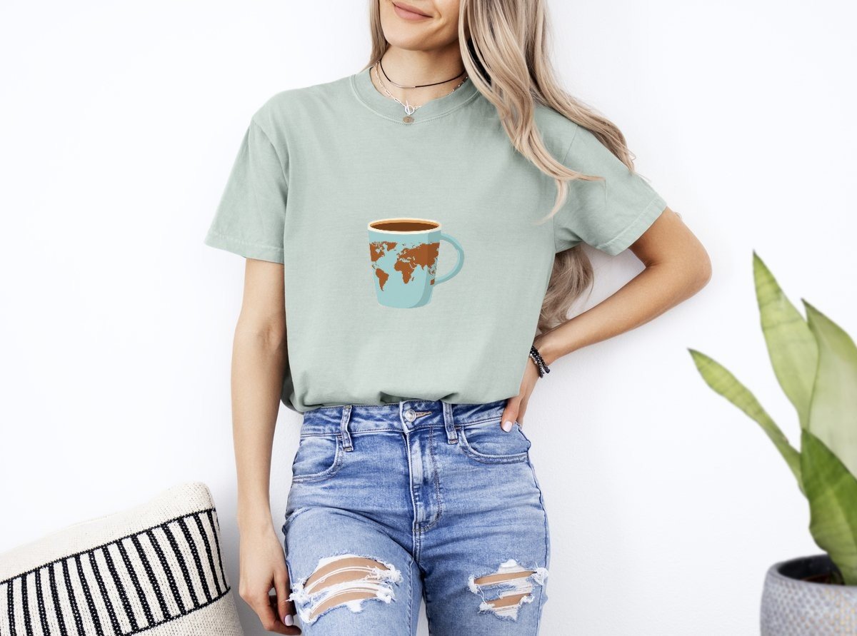 Scriptwear World Coffee T-Shirt – Regular Fit - Image 24