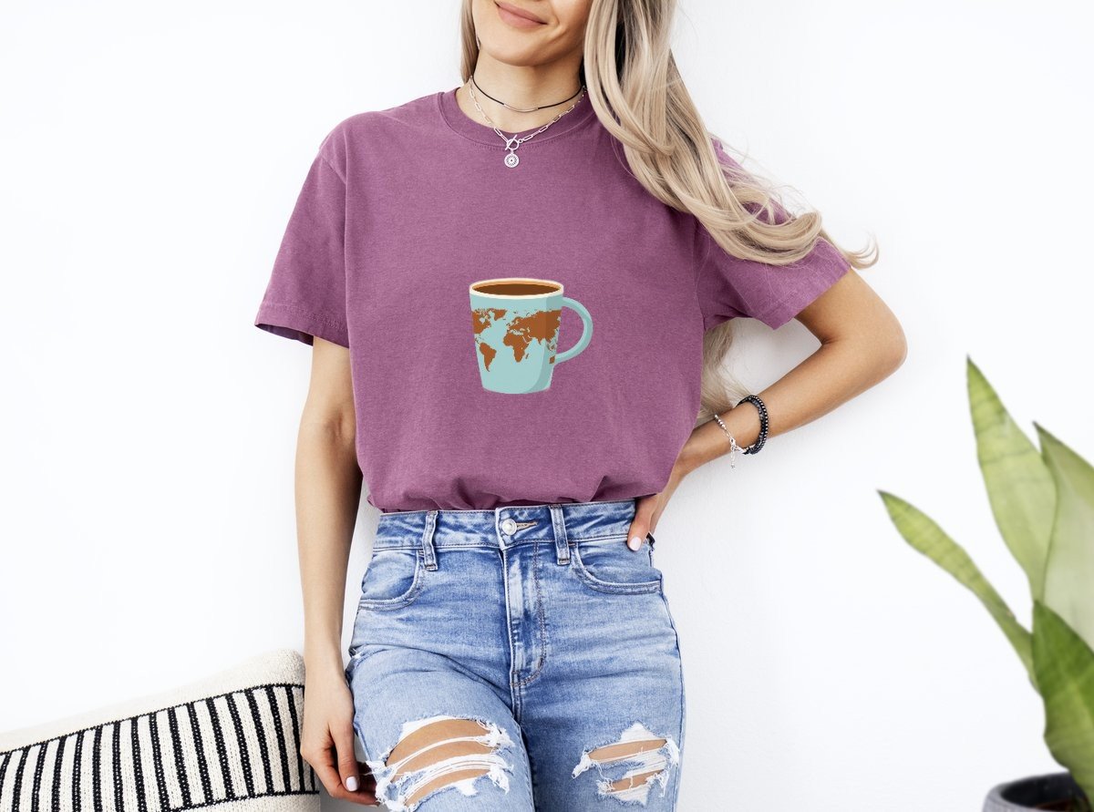 Scriptwear World Coffee T-Shirt – Regular Fit - Image 23