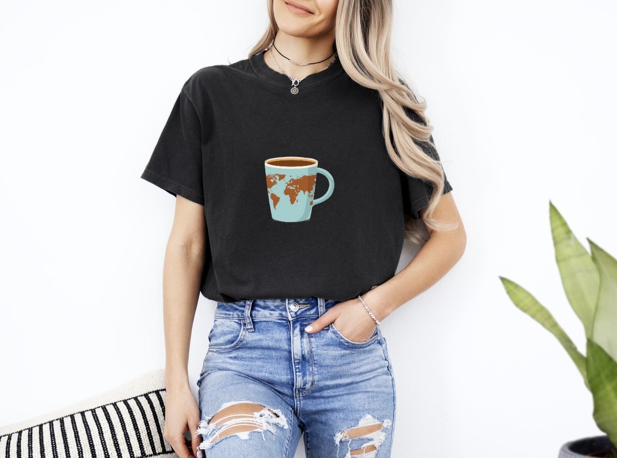 Scriptwear World Coffee T-Shirt – Regular Fit - Image 22