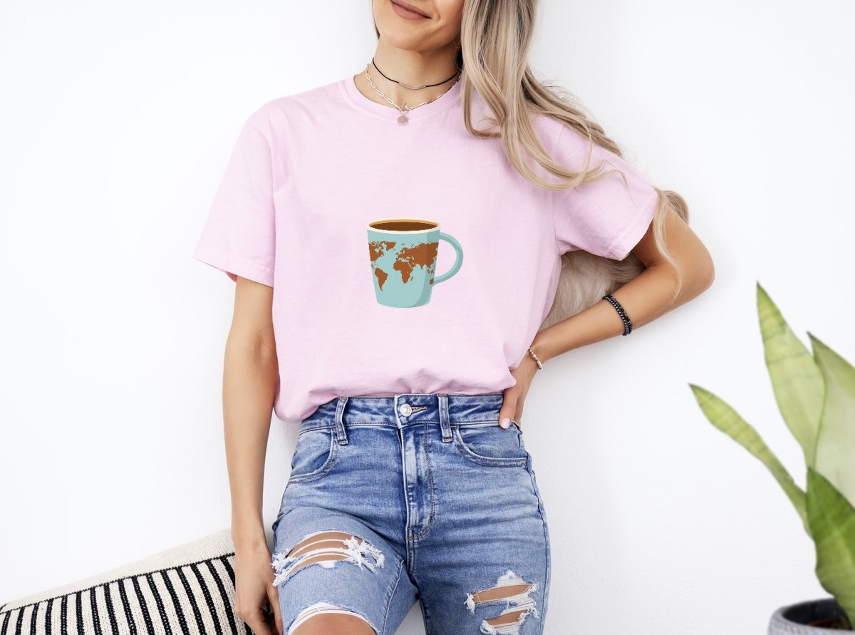 Scriptwear World Coffee T-Shirt – Regular Fit - Image 21