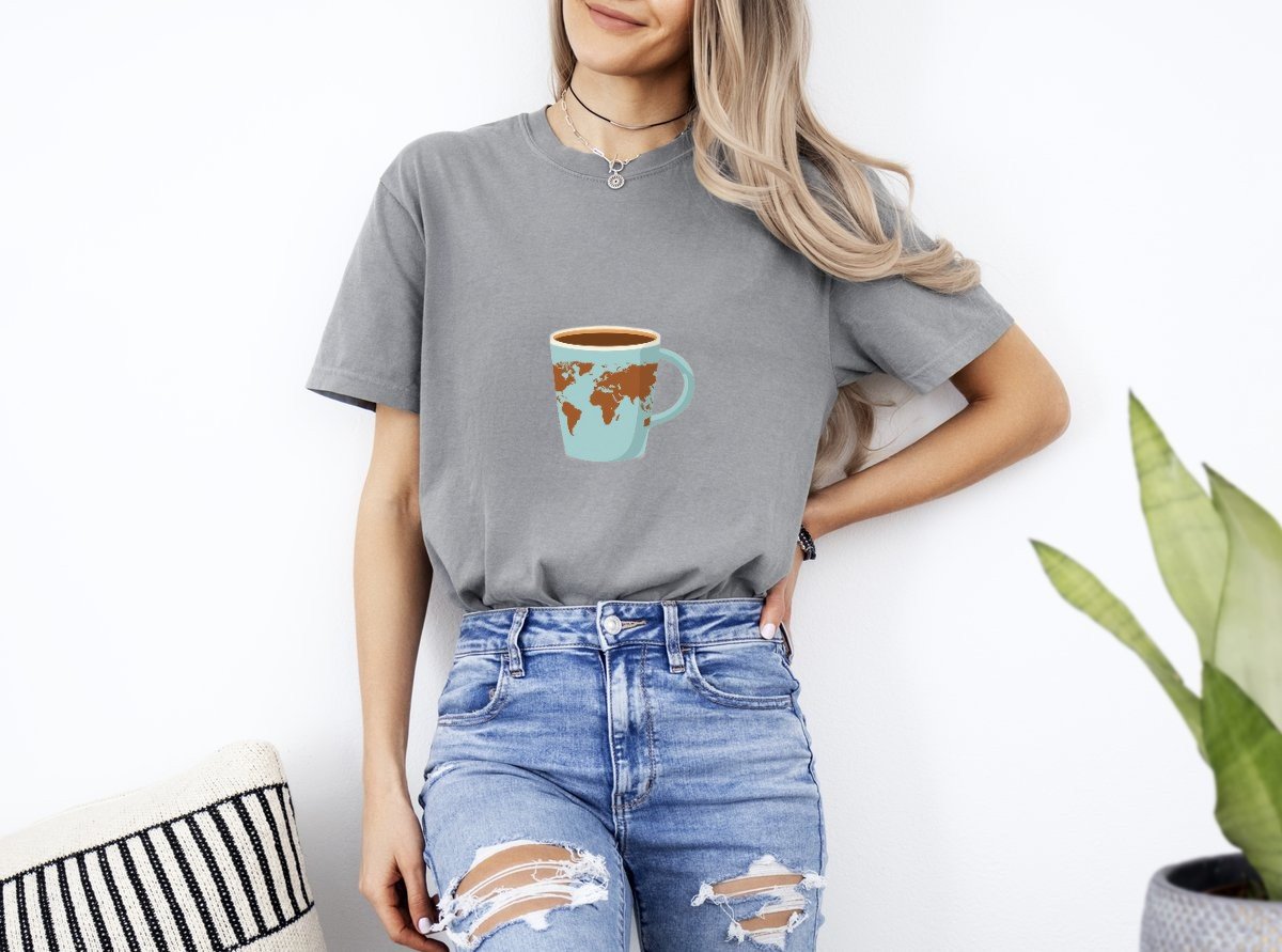 Scriptwear World Coffee T-Shirt – Regular Fit - Image 18