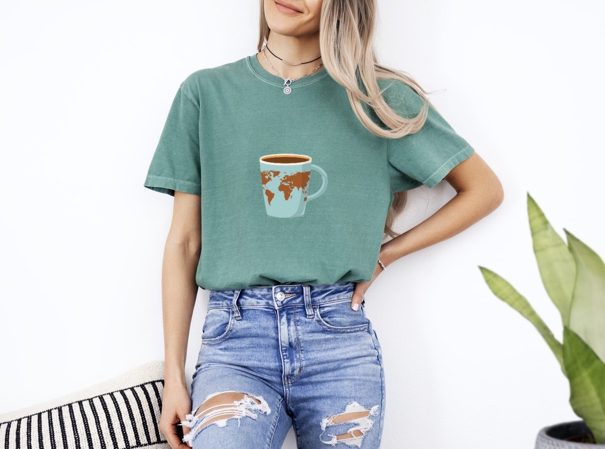 Scriptwear World Coffee T-Shirt – Regular Fit - Image 20